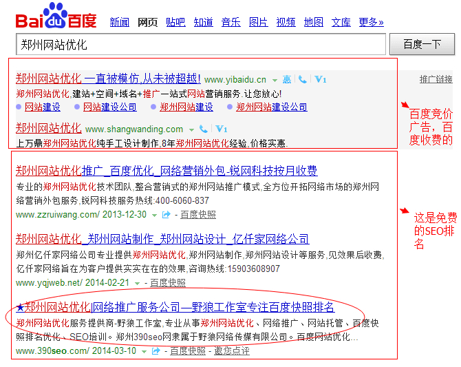 百度競價和SEO